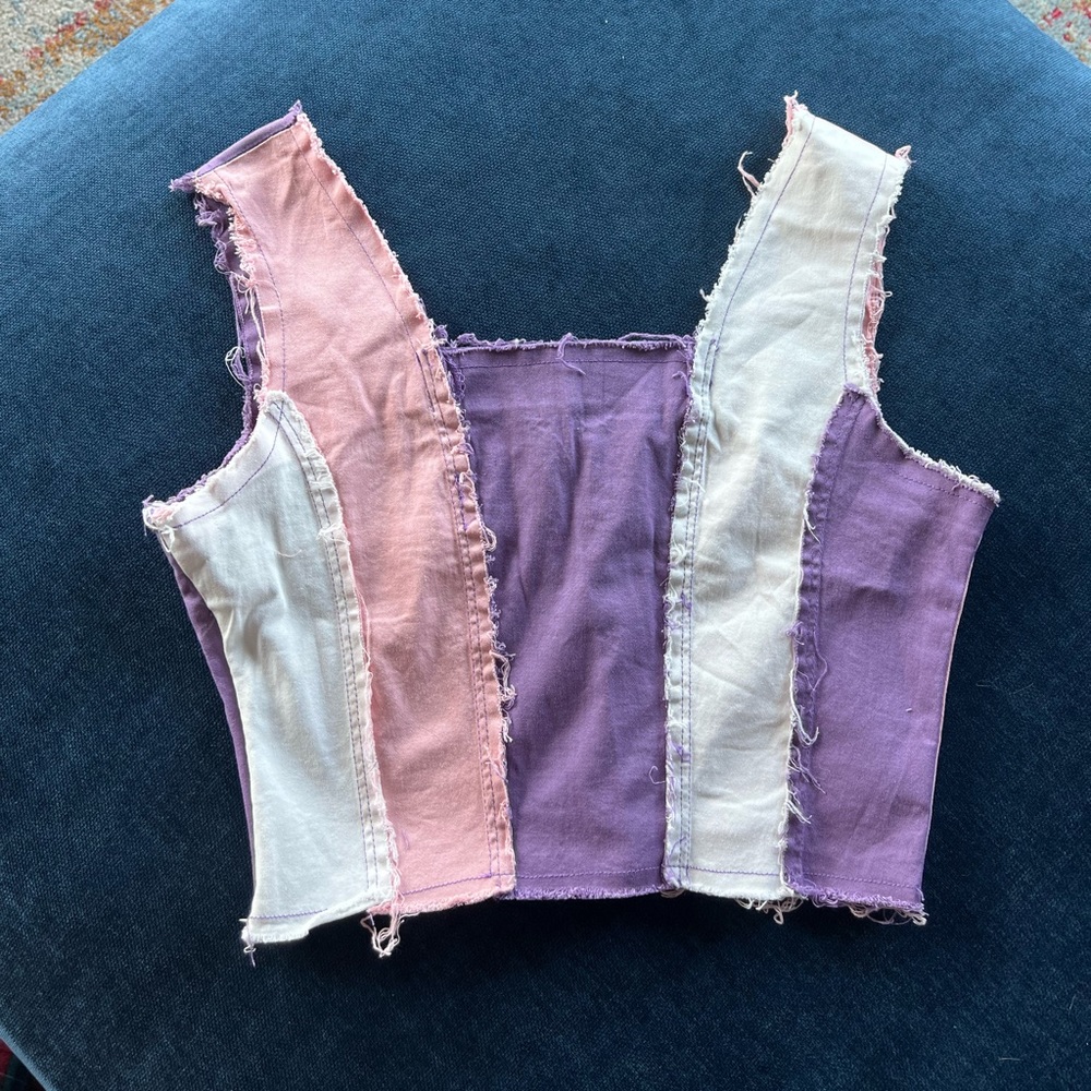 Patchwork top part of a matching set
